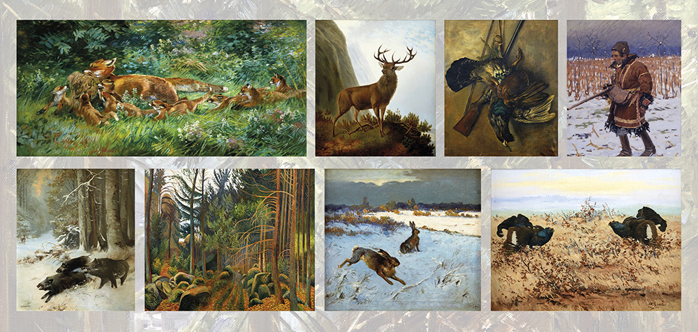 Les a myslivost v dílech malířů 19. a 20. století - pozvánka 2